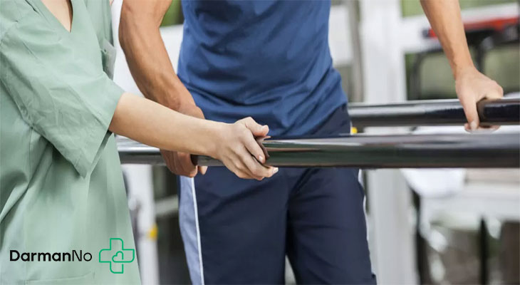 فیزیوتراپی بیمار ام اس در منزل