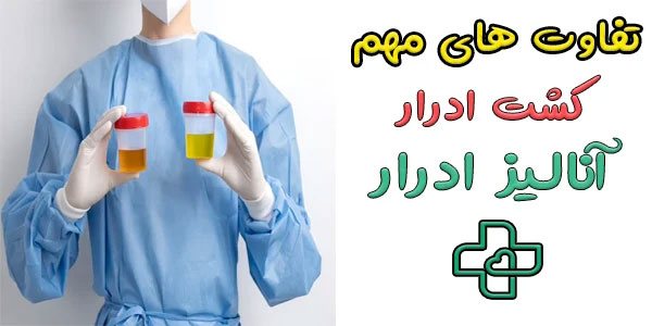 مهم ترین تفاوت های آزمایش آنالیز ادرار با کشت ادرار چیست؟